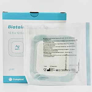 COLOPLAST Biatain Silicone Ag 12.5cmx12.5cm (1pcs)