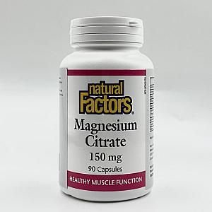 Natural Factors Magnesium Citrate Capsule 150 mg (90'S)