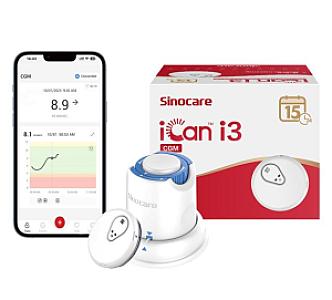 Sinocare iCan i3 15-days Continuous Glucose Monitor (1 set)