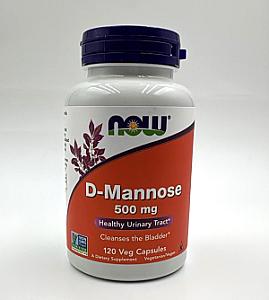 NOW D-MANNOSE D-甘露糖 Capsule 500mg (120粒)