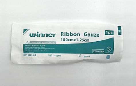 Sterile Ribbon Gauze 100cm x 1.25cm (1 pc)