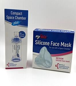MDI COMPACT SPACE CHAMBER PLUS (with MEDIUM mask) 1 set