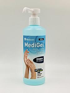 Hand Rub, MediGel, Disinfection 500mL, MEDICOM, MED-GAG010004