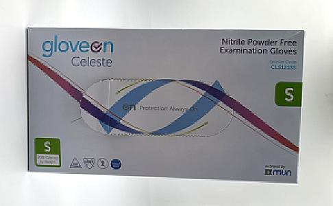 Celeste Nitrile Examination Glove, Powder Free, Violet Blue, S